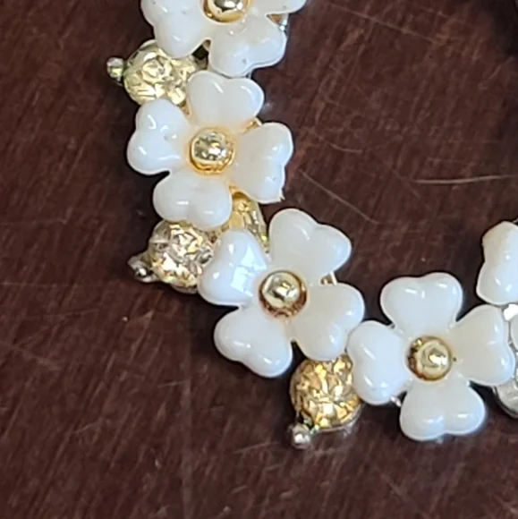 Oval estate, floral chandelier pendant - Picture 6 of 8